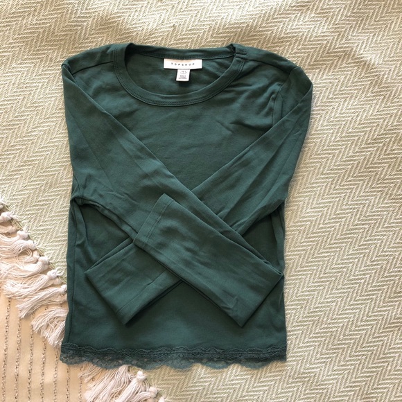 Topshop Long-Sleeve Top - Picture 3 of 3